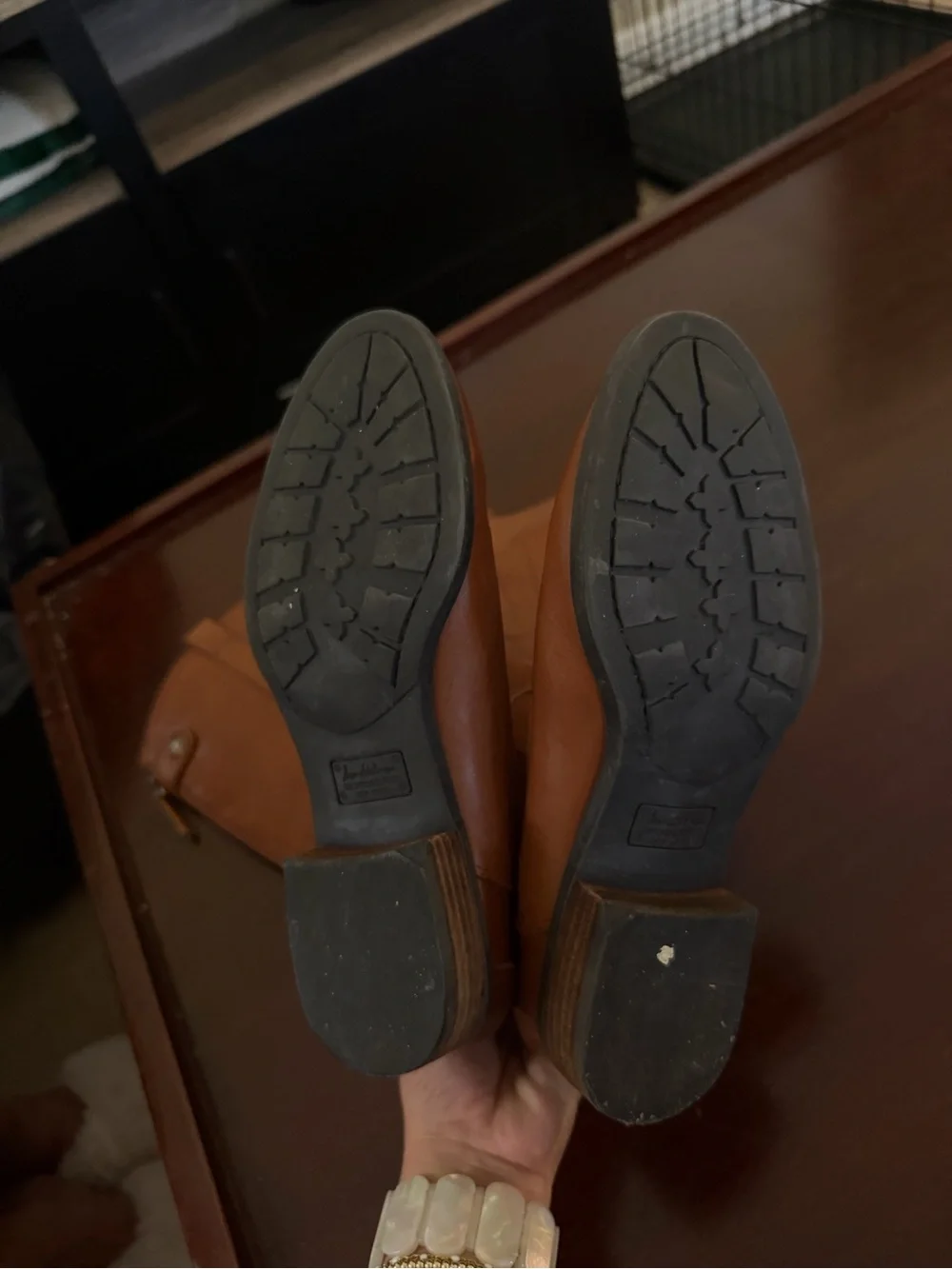 Sam Edelman Brown Leather Boots